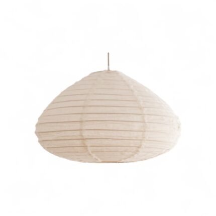 Elevate your space with this foldable linen lampshade, handcrafted with a soft fringe detail and minimalist aesthetic. Made with breathable linen, it's a perfect fit for boho, Scandinavian, and tropical-inspired interiors. Diameter: 60 cm.