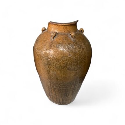 Antique Ceramic Pot from Kalimantan – Vintage Clay Jar for Traditional Use (60x45x25 cm)