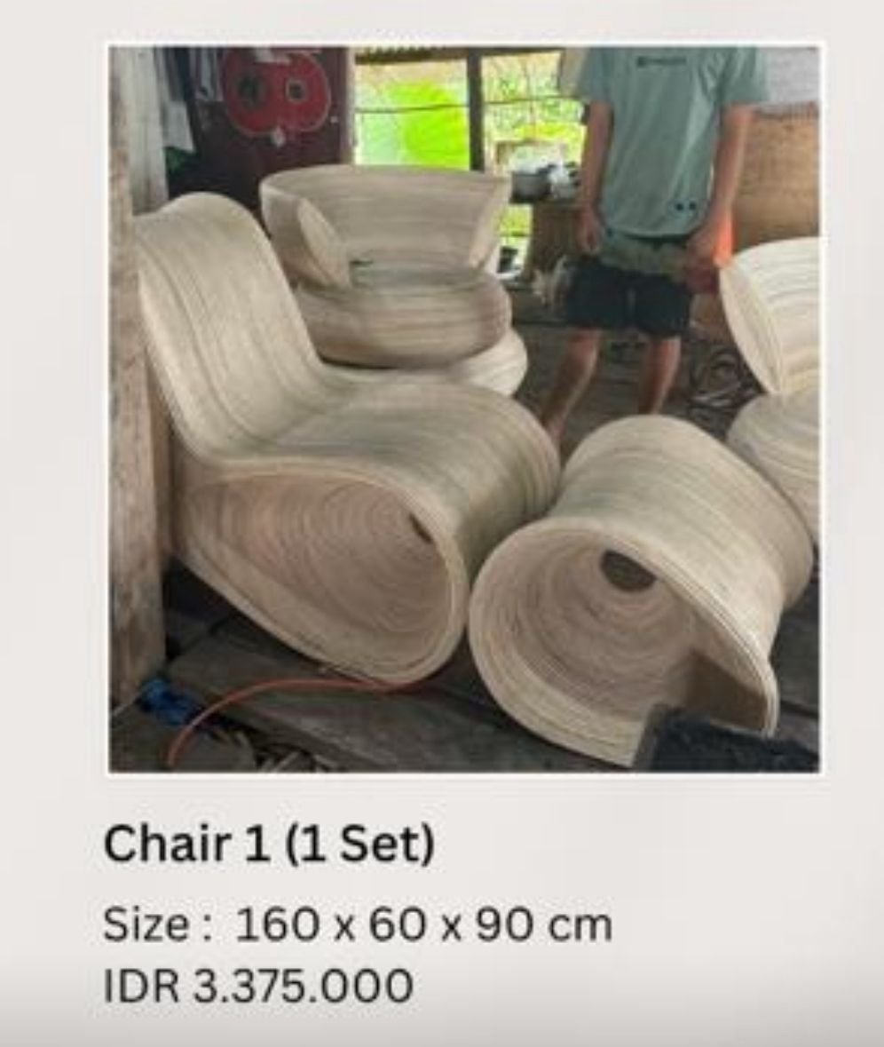 Custom Order Furniture Miss Heike  BALI BYA Custom Order Furniture Miss Heike   BALI BYA