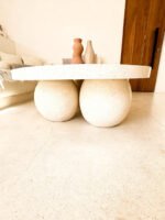 Terrazzo Coffee Table Handmade in Bali 90cm wide x 35 cm high   BALI BYA