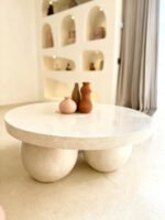 Terrazzo Coffee Table Handmade in Bali 90cm wide x 35 cm high   BALI BYA