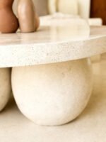 Terrazzo Coffee Table Handmade in Bali 90cm wide x 35 cm high   BALI BYA